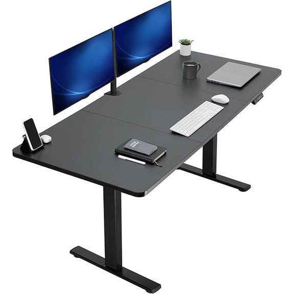 VIVO Electric Standing Desk 71x30 inches Black