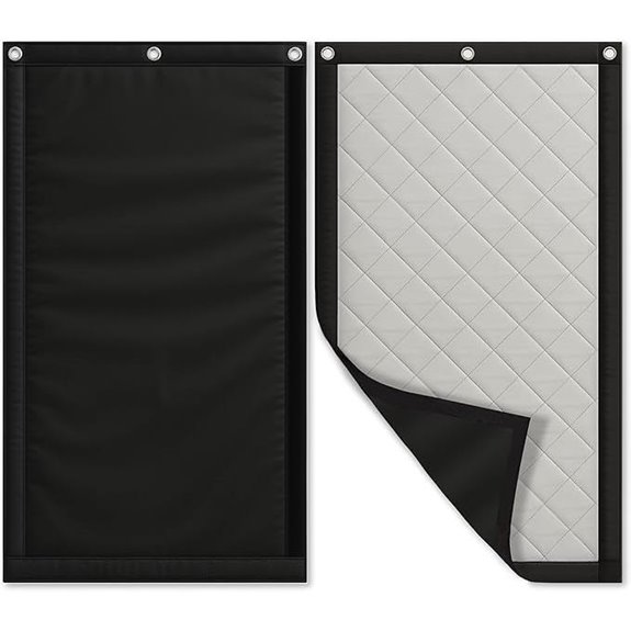 Soundproof Blanket 70 x 40 Wall Mount Sound Absorbing Curtain