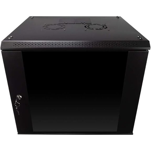 NavePoint 9U Wall-Mount Network Server Rack Cabinet