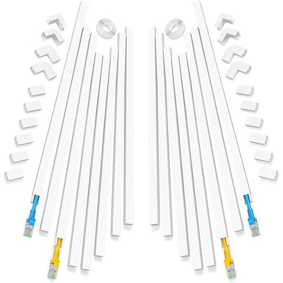 Yecaye 250in Wall Cable Hider Kit for Wires