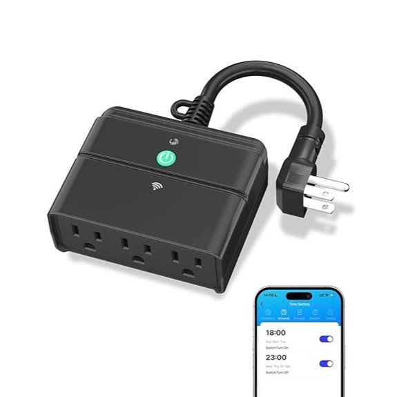 BN-LINK Wi-Fi Outdoor Smart Plug with 3 Outlets