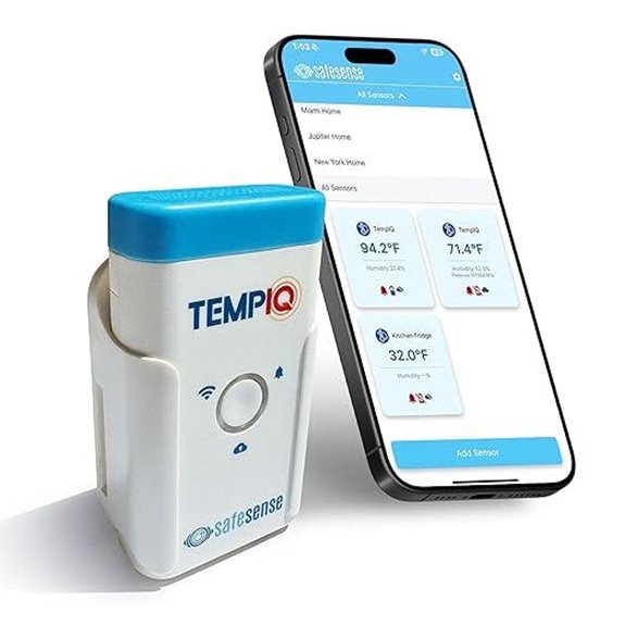 TEMPIQ WiFi Temperature & Humidity Sensor with Alerts
