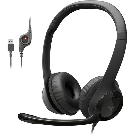 Logitech H390 Wired Headset with Mic for PC