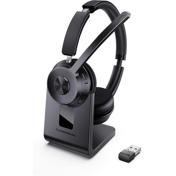 Wireless Bluetooth Headset with Microphone and USB Dongle