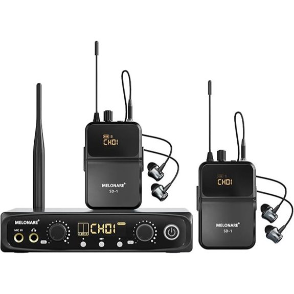 Wireless In-Ear Monitor System with Bodypack Receivers