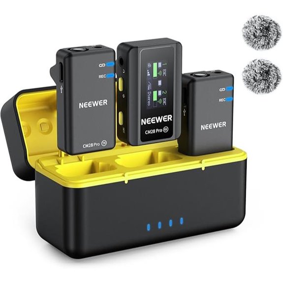 NEEWER CM28 PRO Wireless Lavalier Microphone System