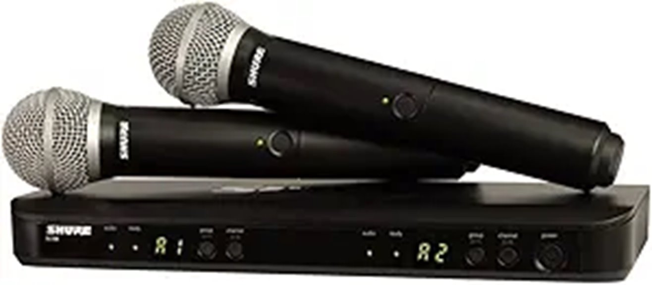 Shure BLX288/PG58 Wireless Microphone System with 2 Mics
