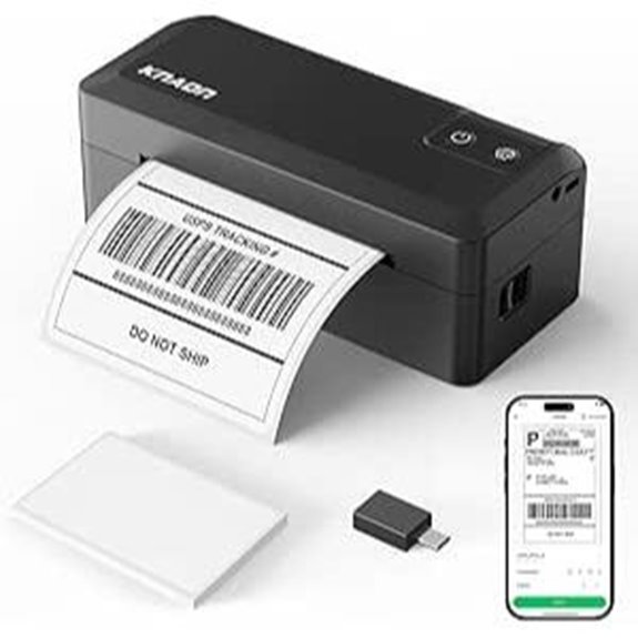 Portable Bluetooth Thermal Label Printer for Small Business