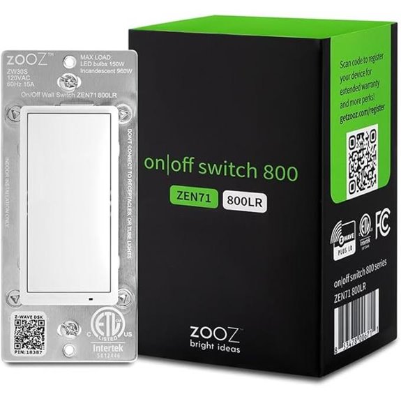 Zooz 800 Series Z-Wave Long Range On/Off Switch