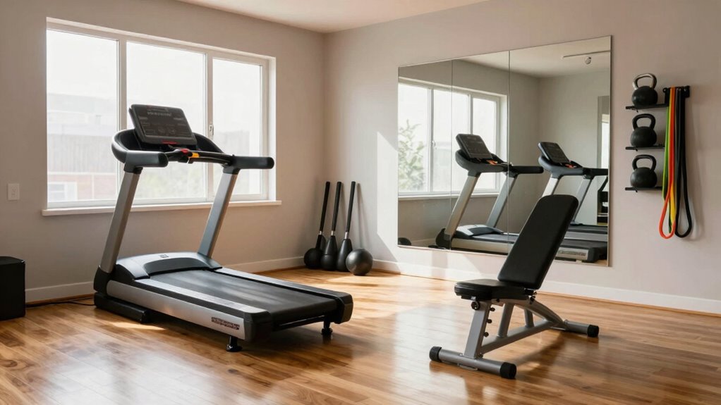 assess home gym space
