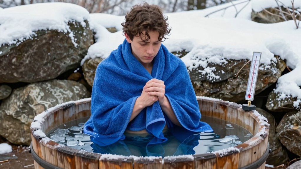 avoid rushing into cold water