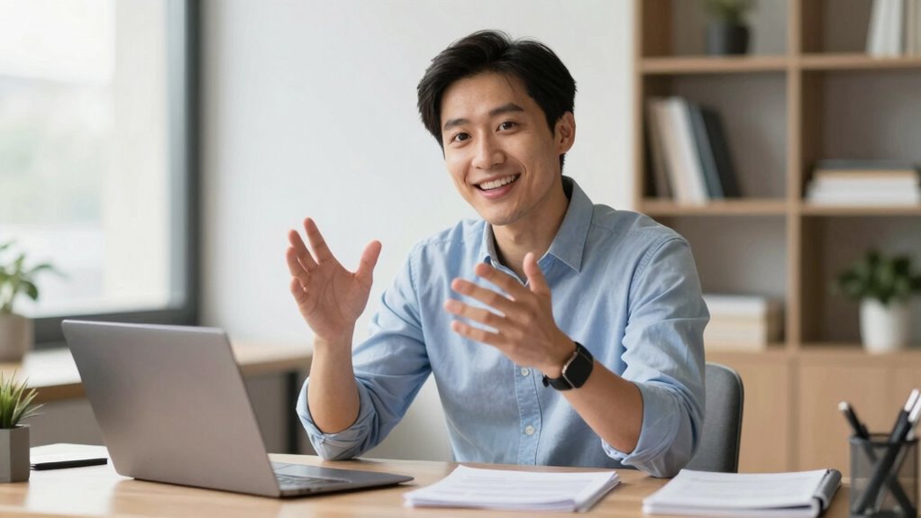 be natural during interviews