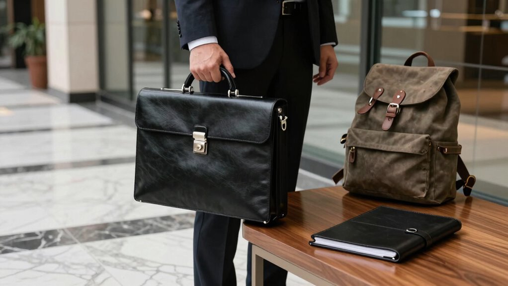 briefcase signifies professionalism