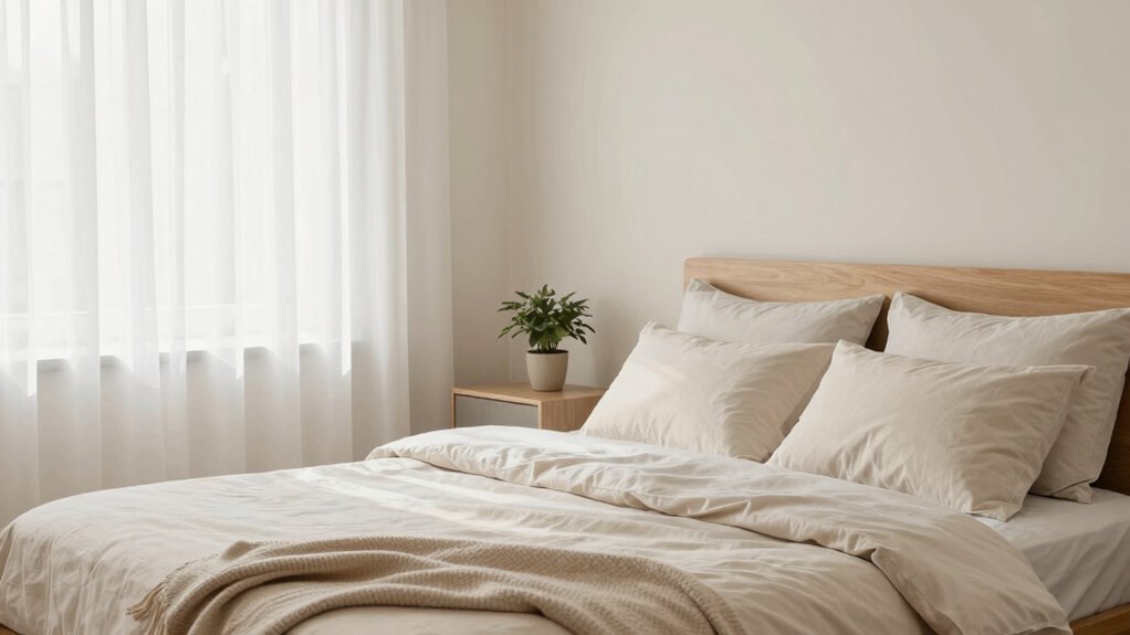 calm organized sleep environment