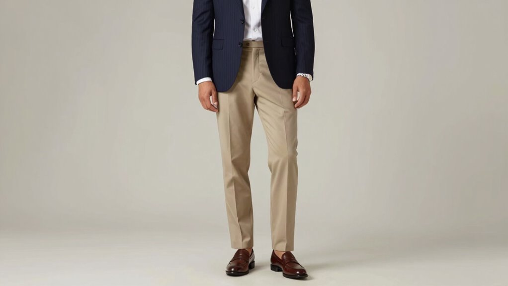 classic tailored neutral attire