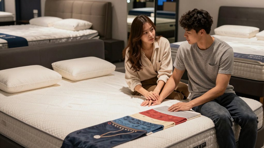 communicate preferences for mattress