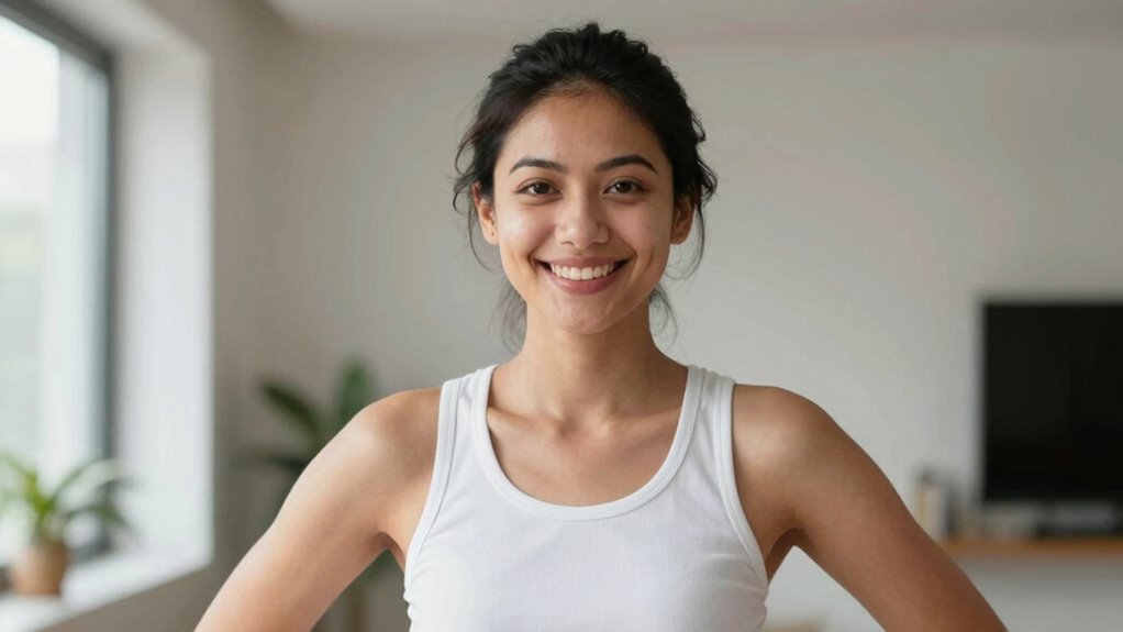 confident body language blend