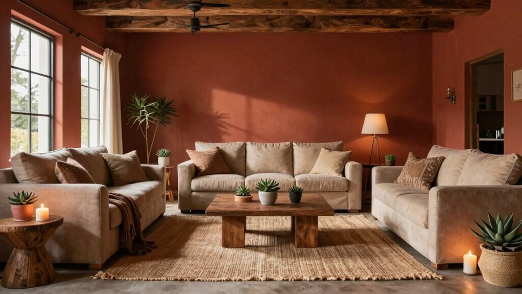 create cozy grounded spaces