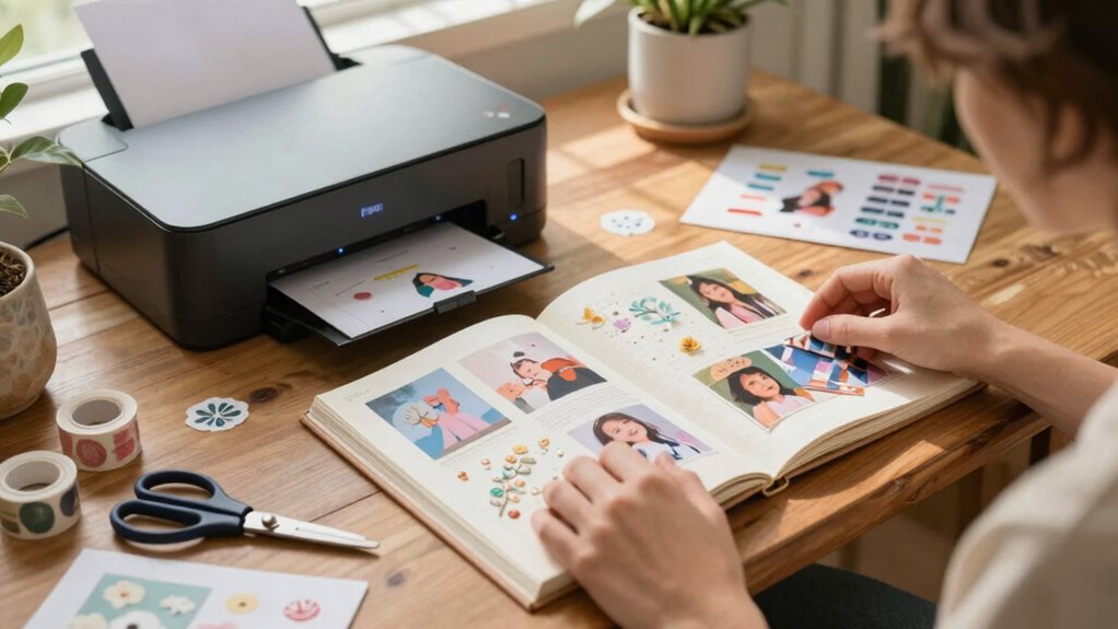 create personalized scrapbook page