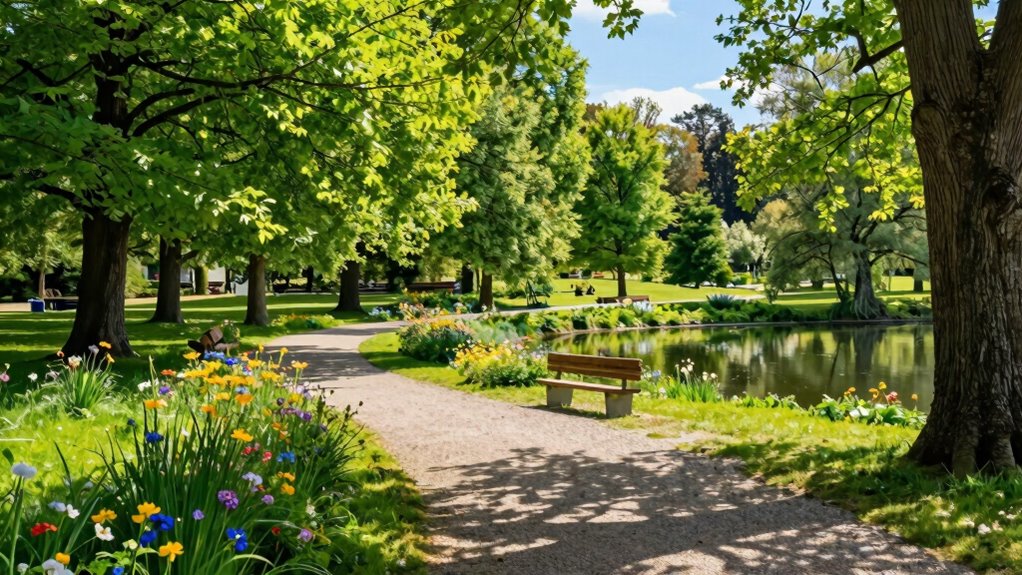 embrace nature for calm