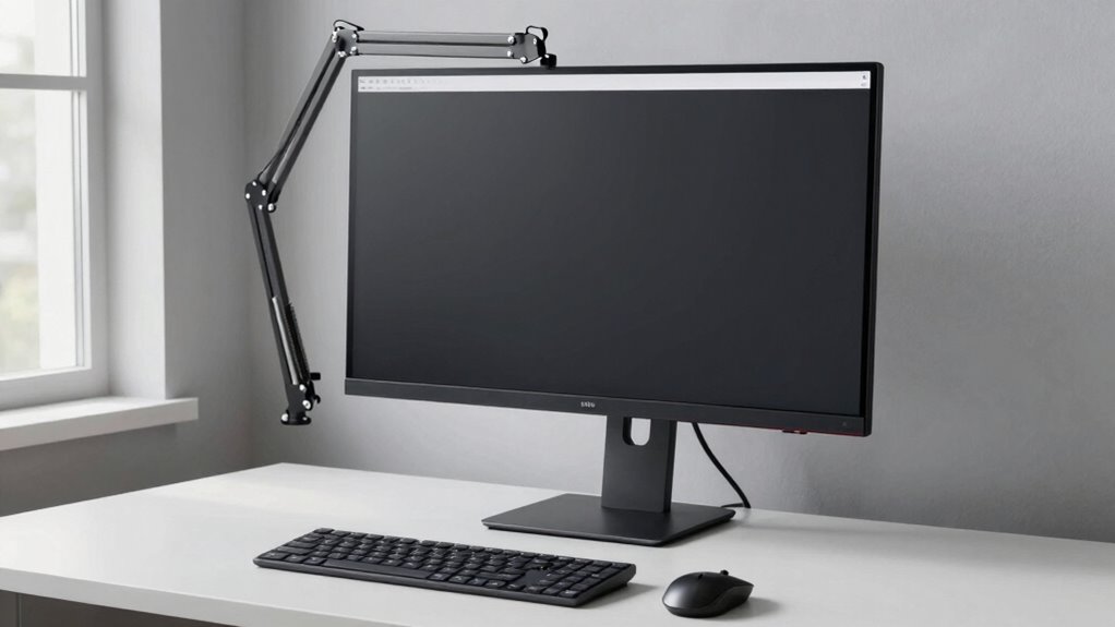 monitor ergonomics and organization