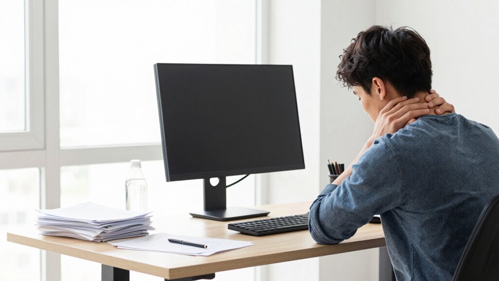 proper ergonomic desk setup