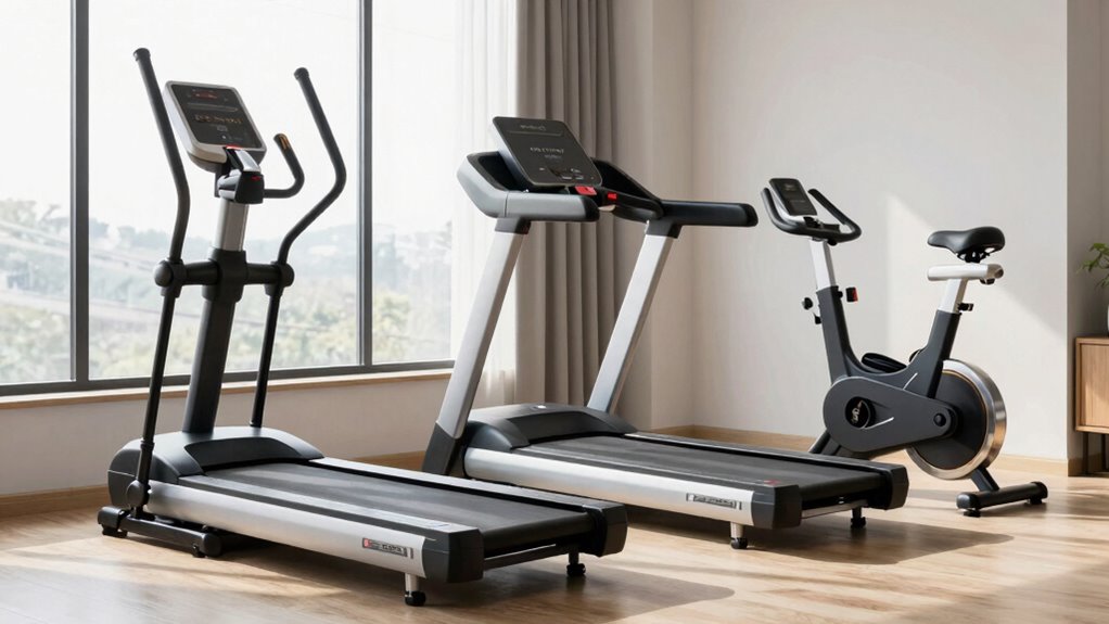 quiet space saving cardio options