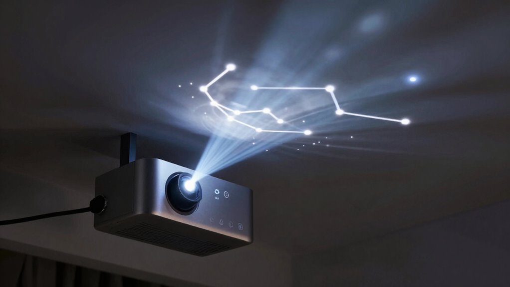 safe simple projector setup