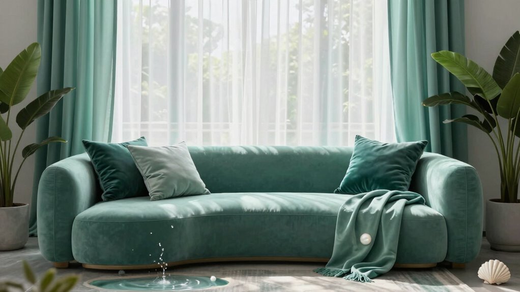 serene water inspired decor