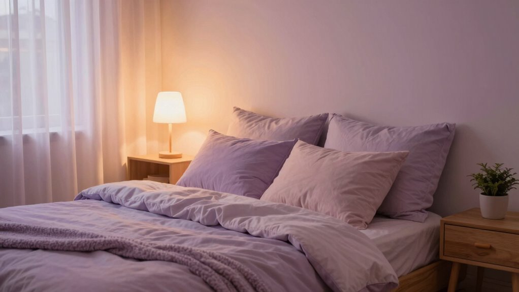 soothing colors and lighting