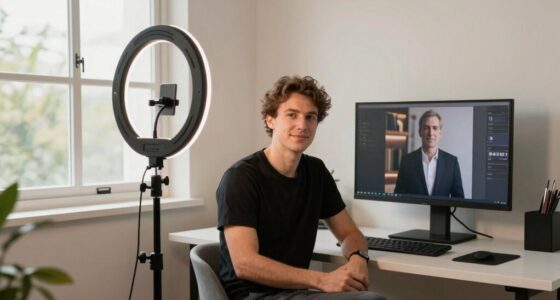 three device video interview setup