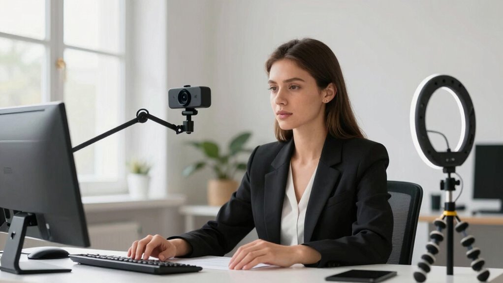 webcam adjustment tools and accessories