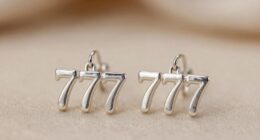 angel number earrings