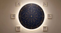 astrology birth chart decor
