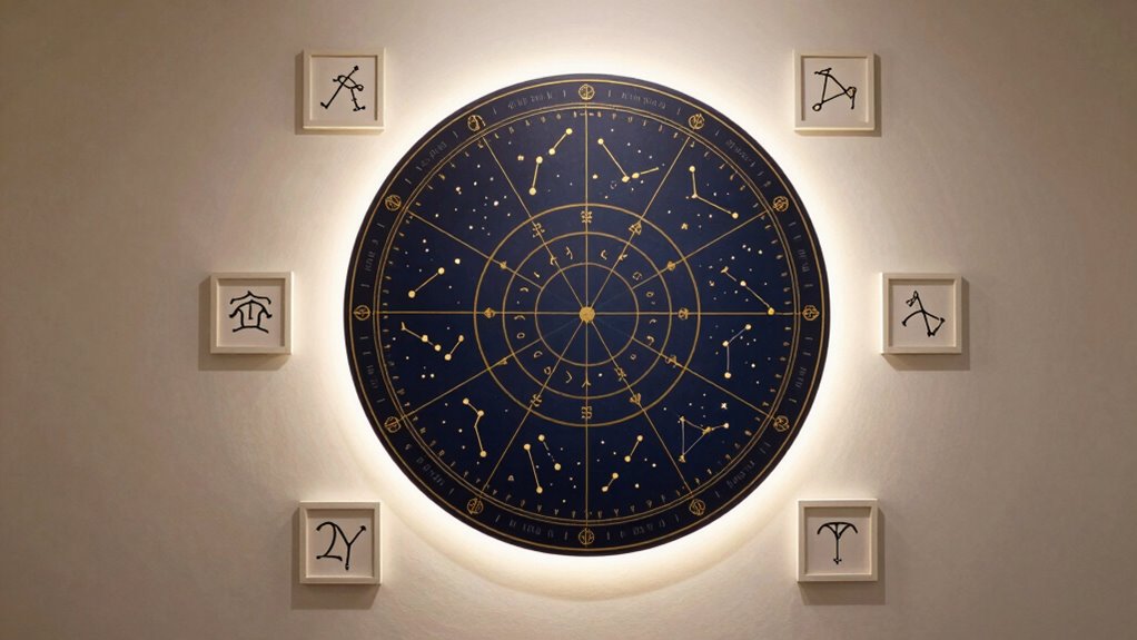 astrology birth chart decor