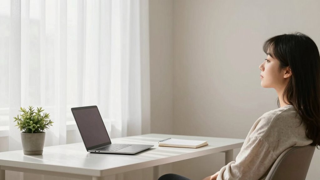 calm workspace enhances focus