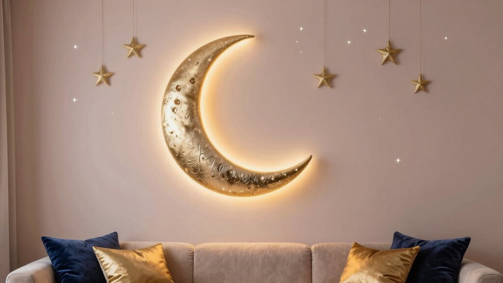 celestial motif home decor
