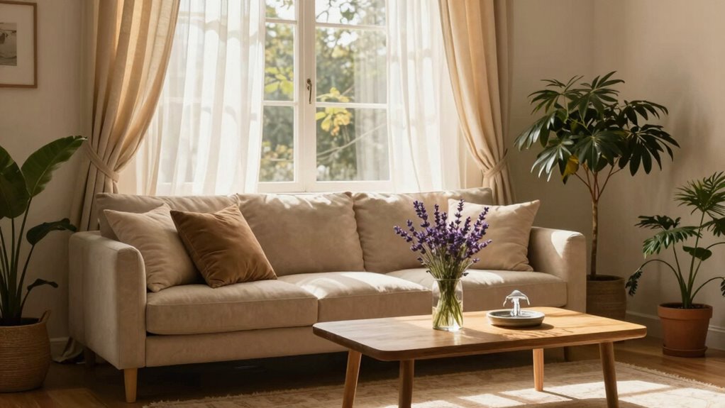 create calm cozy environment