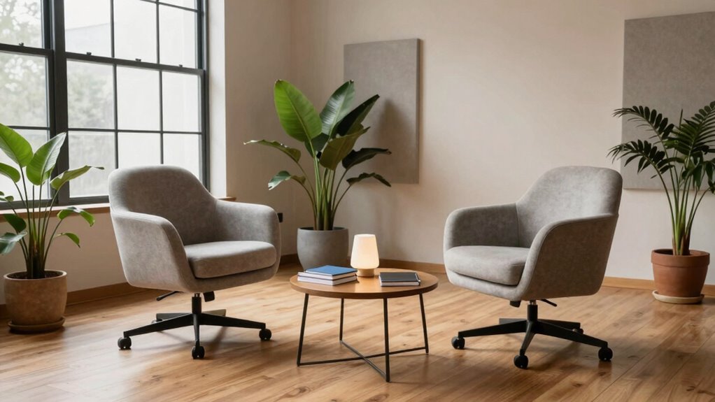 create calm interview environment