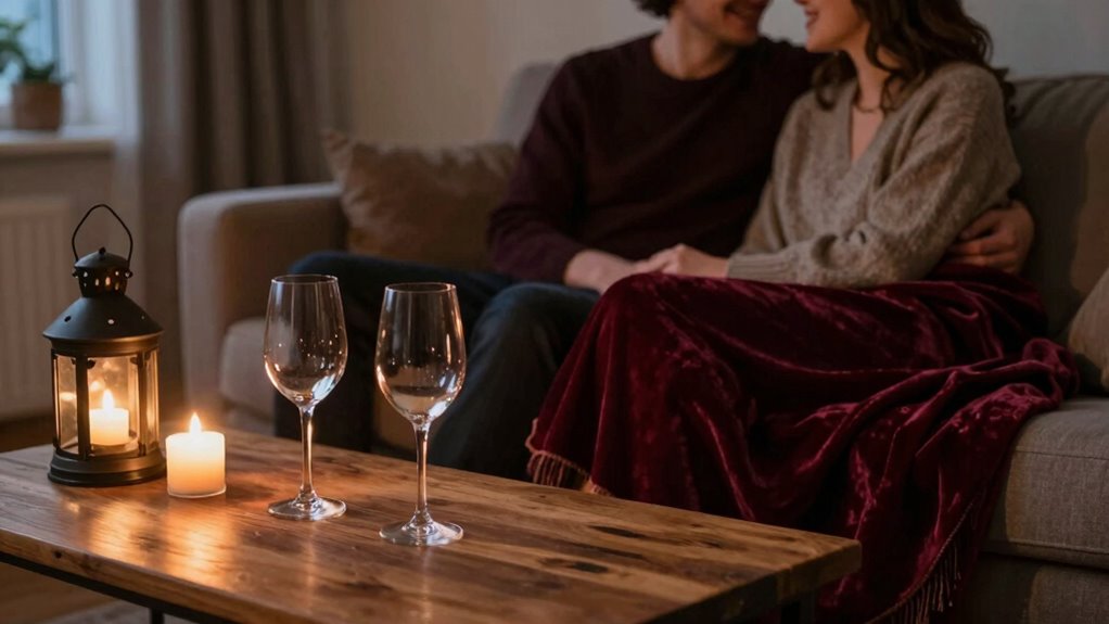 create intimate sensory ambiance