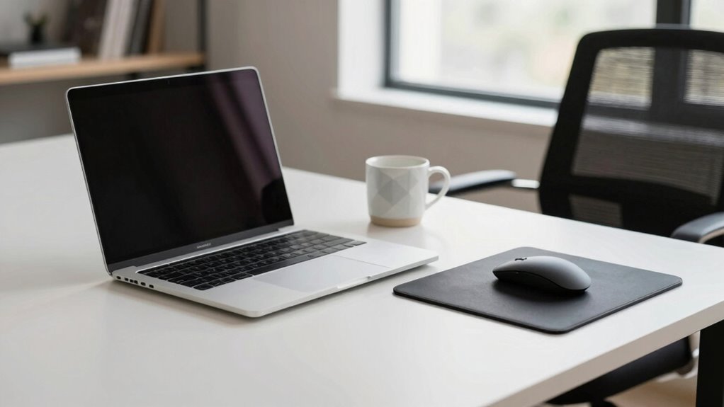 ergonomic stylish workspace organization