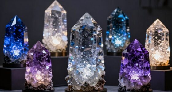 large crystal geode lamps