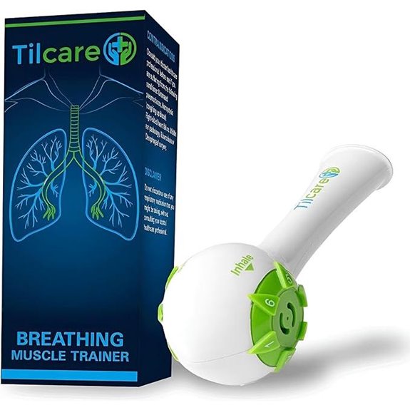 lung strengthening breathing device
