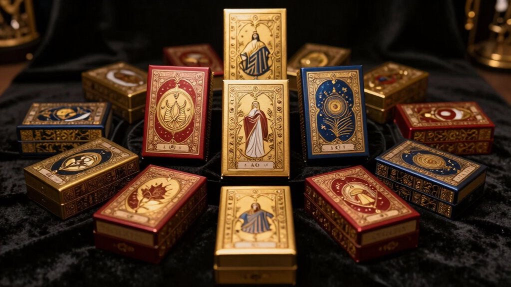 luxury tarot deck packaging