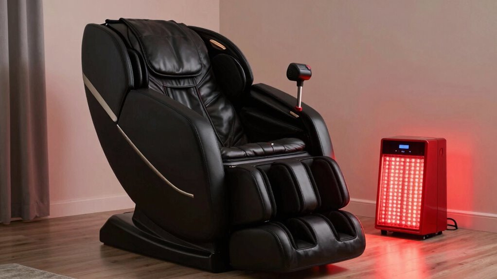 massage and red light gear