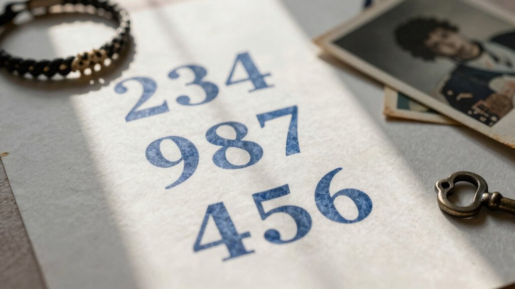numbers as personal symbols