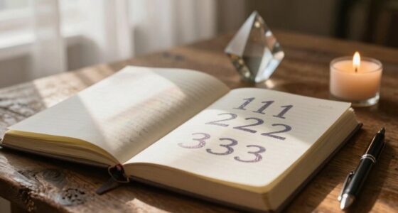 numbers guiding mindful reflection