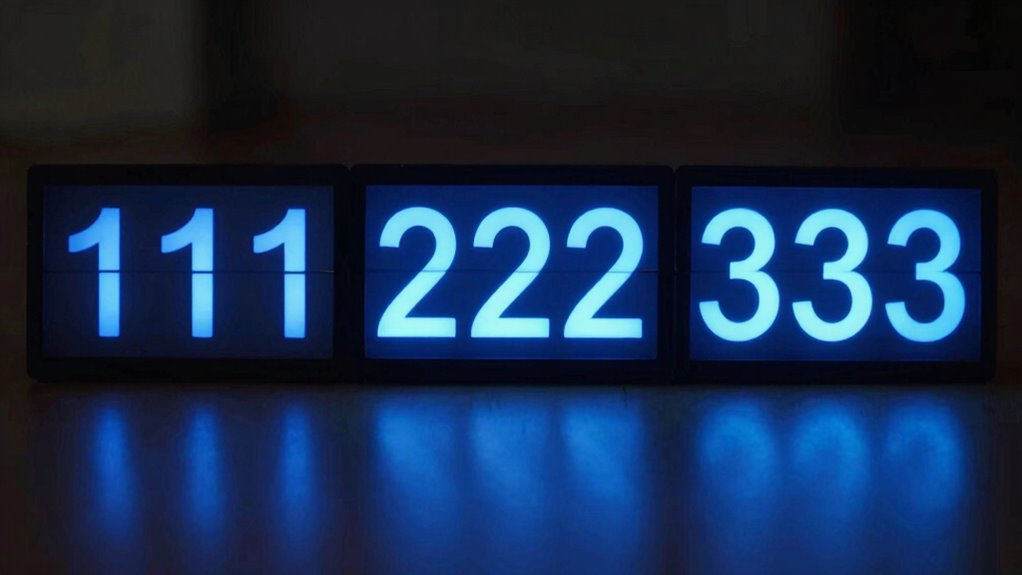 numbers signaling divine guidance