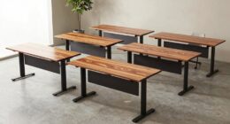 premium solid wood standing desks