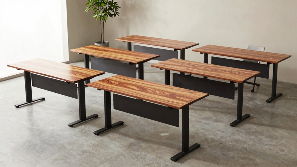 premium solid wood standing desks